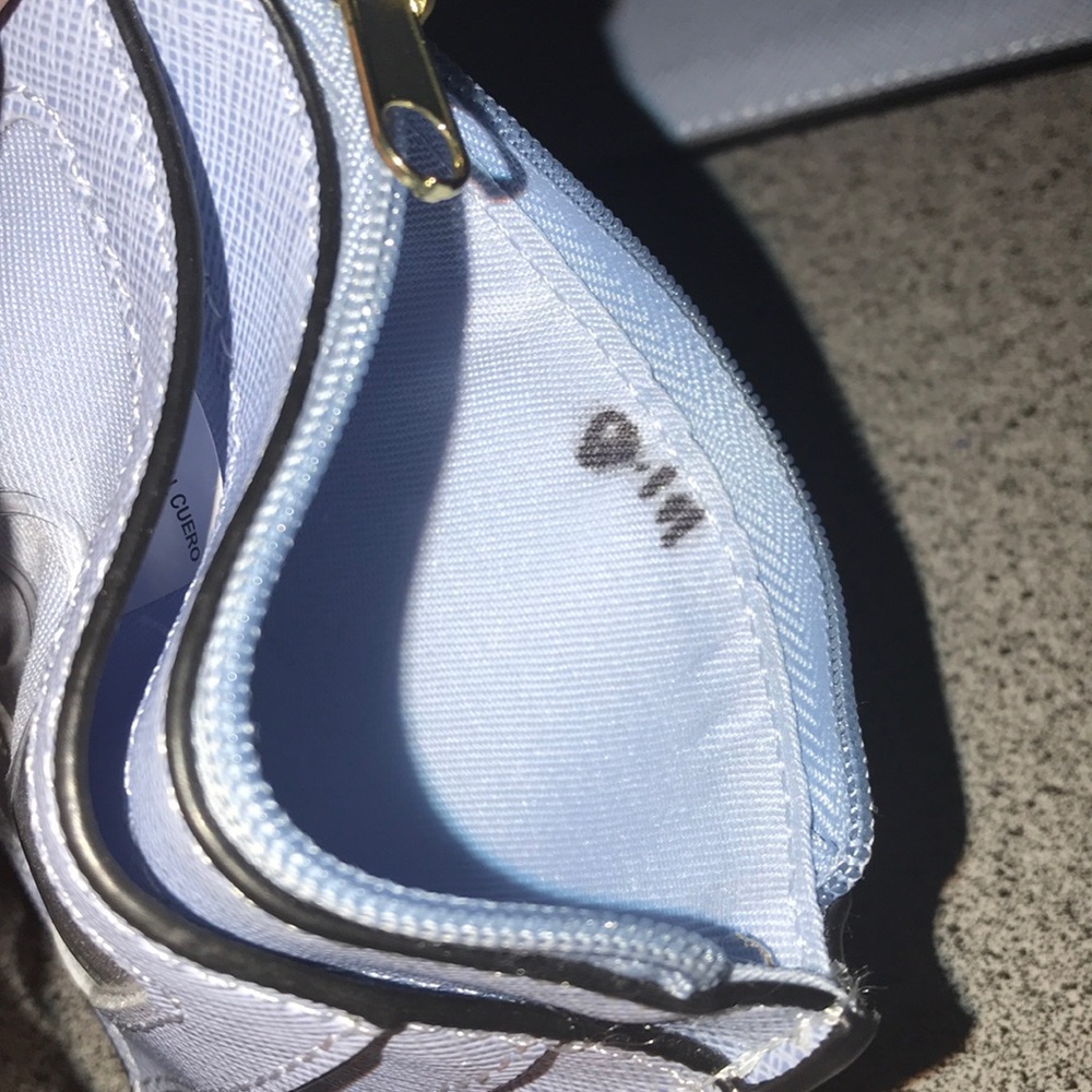 Two Wallet Inserts In Light Blue - image 7